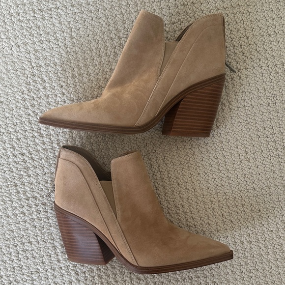 Vince Tan Ankle Booties - Picture 5 of 7